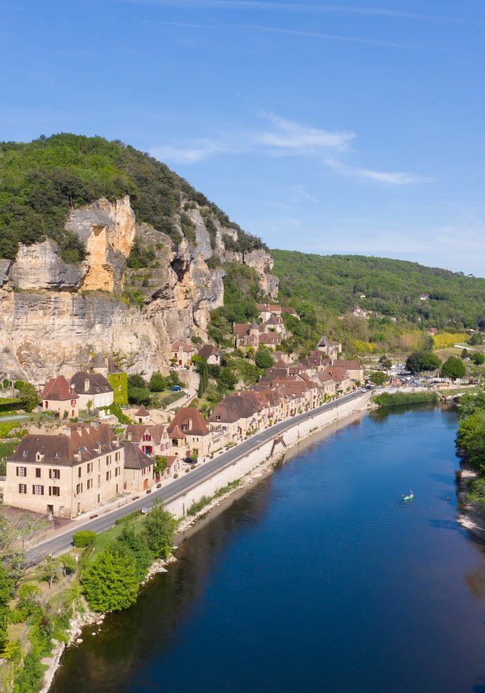 Village de la Roque Gajeac vu du Belvédère de Marqueysac