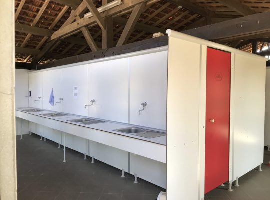 sanitaire camping le mondou