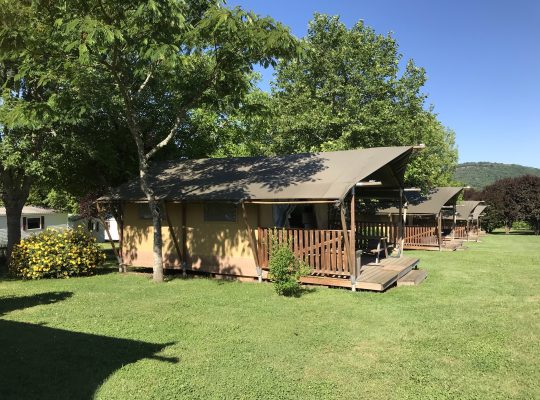 Tente lodge Camping Périgord Noir